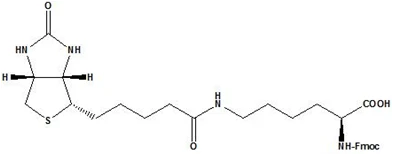 Fmoc-Lys (بیوتین)-OH